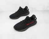 Yeezy Boost 350 v2 Black Red (Bred) - Celebrity fashion