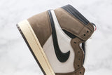 Travis Scott x Air Jordan 1 Retro High Dark Mocha - Celebrity fashion