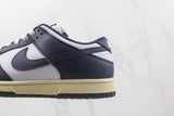 Nike Dunk Low Midnight Navy and White - Celebrity fashion