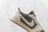 Travis Scott x Air Jordan 1 Low Reverse Mocha - Celebrity fashion