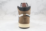 Travis Scott x Air Jordan 1 Retro High Dark Mocha - Celebrity fashion