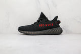 Yeezy Boost 350 v2 Black Red (Bred) - Celebrity fashion