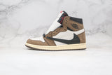 Travis Scott x Air Jordan 1 Retro High Dark Mocha - Celebrity fashion