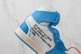 Off-White x Air Jordan 1 UNC - Celebrity fashion