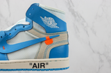 Off-White x Air Jordan 1 UNC - Celebrity fashion