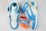 Off-White x Air Jordan 1 UNC - Celebrity fashion