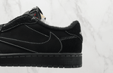 Travis Scott x Air Jordan 1 Low Black Phantom - Celebrity fashion