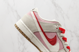 Nike Dunk Low SB Double Swoosh Grey/Pink Rabbit - Celebrity fashion