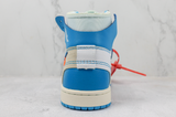 Off-White x Air Jordan 1 UNC - Celebrity fashion